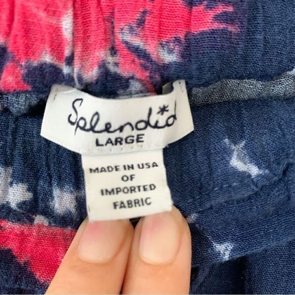 Splendid x Revolve Cloud Tie Dye Drawstring Shorts - Picture 4 of 5